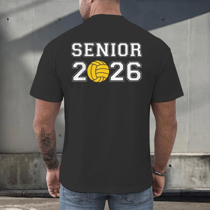 Class Of 2026 Graduation Waterpolo Senior 2026 Water Polo Men's Back Print T-Shirt