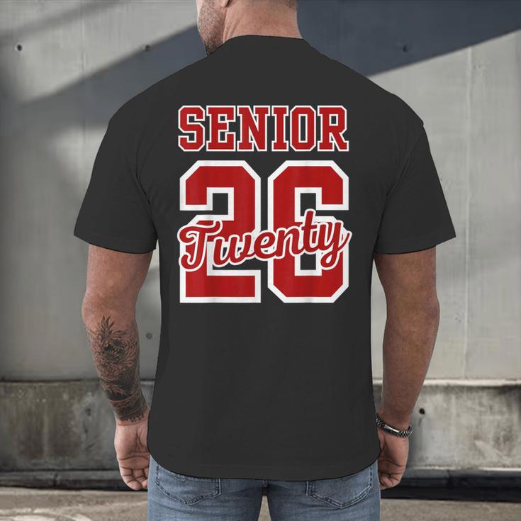 Class Of 2026 Senior 2026 Senior Twenty 26 Graduation Men Men's Back Print T-Shirt