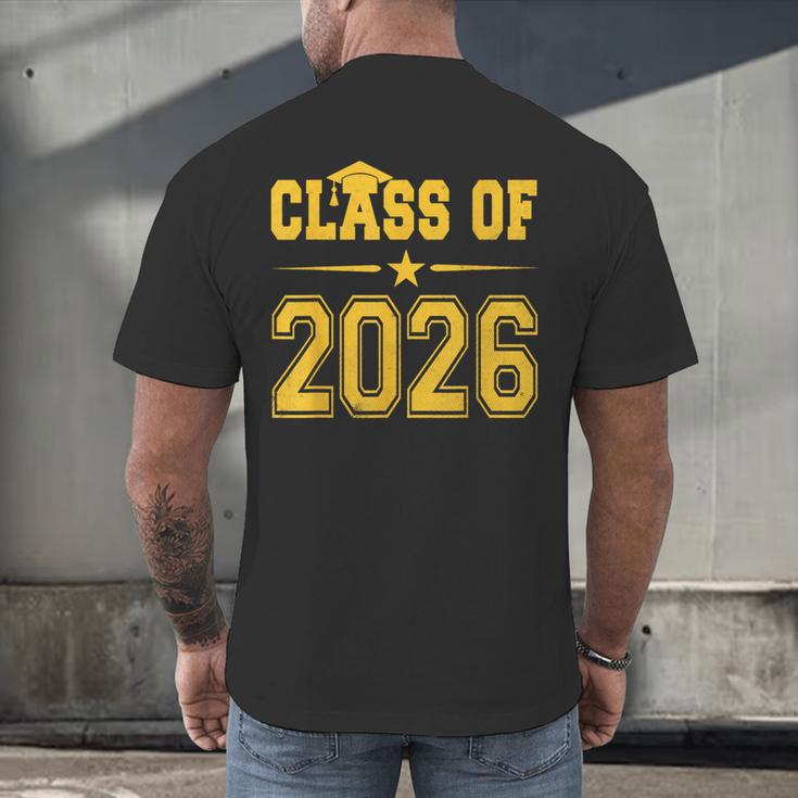 Class Of 2026 Shirt Graduation Men's Back Print T-Shirt