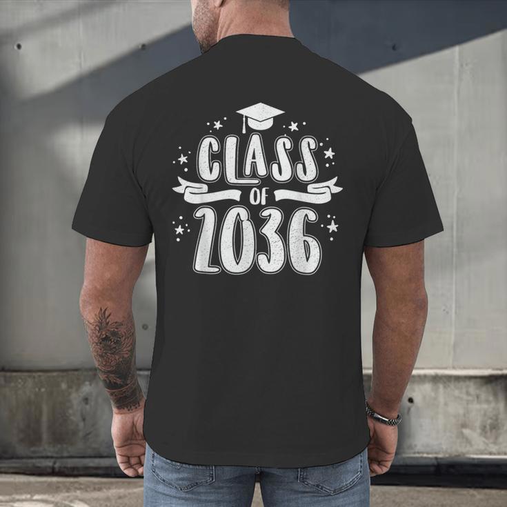 Class Of 2036 Last First Day Of School Graduation Men Women Men's Back Print T-Shirt