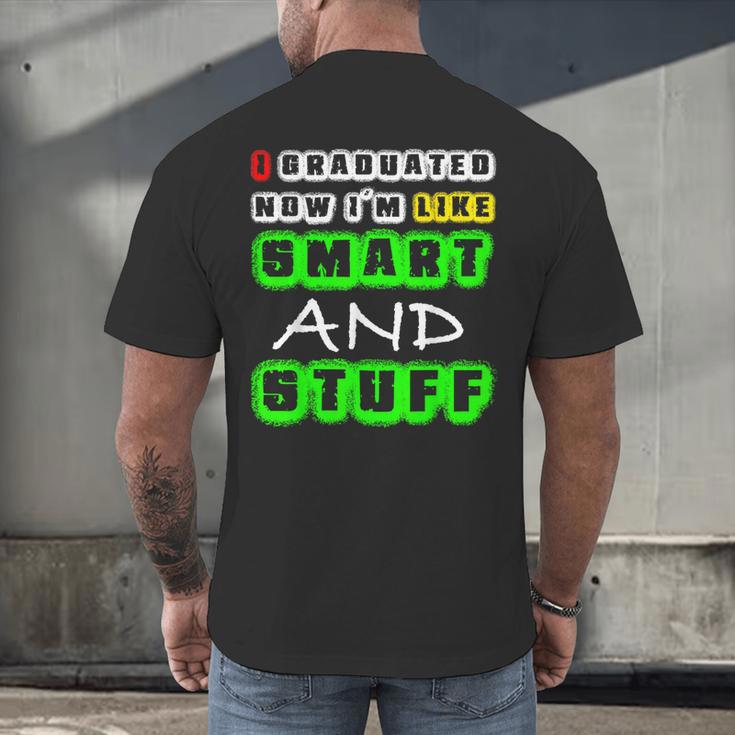 College High School Graduation Senior 2018 TShirt Men's Back Print T-Shirt