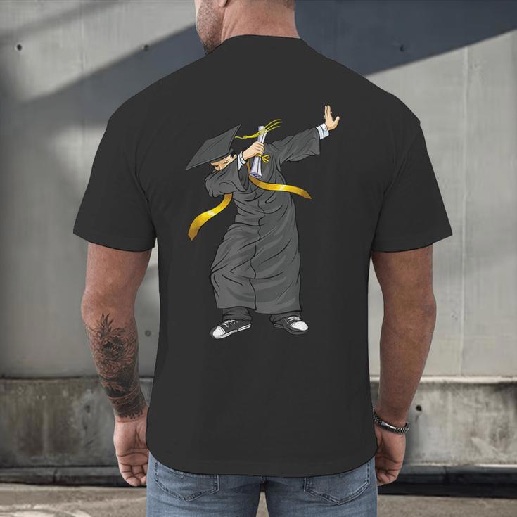 Cool Graduation Dab Dabbing Senior 2019 Grad Men's Back Print T-Shirt