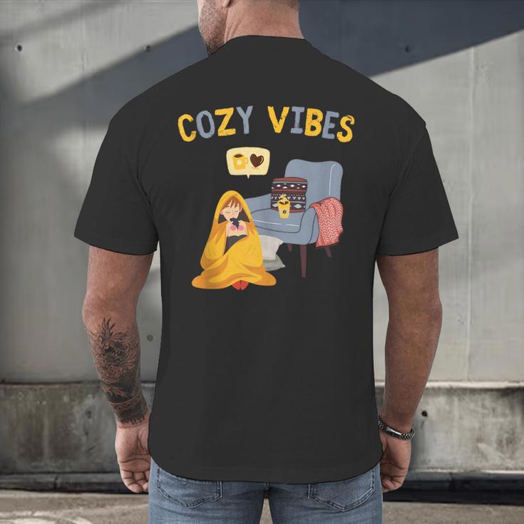 Cozy Vibes Atmospheric Introvert Men's Back Print T-Shirt Cozy Vibes Atmospheric Introvert Men's Back Print T-Shirt