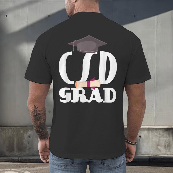 CSD Masters Graduation Men Women Son Daughter Men's Back Print T-Shirt