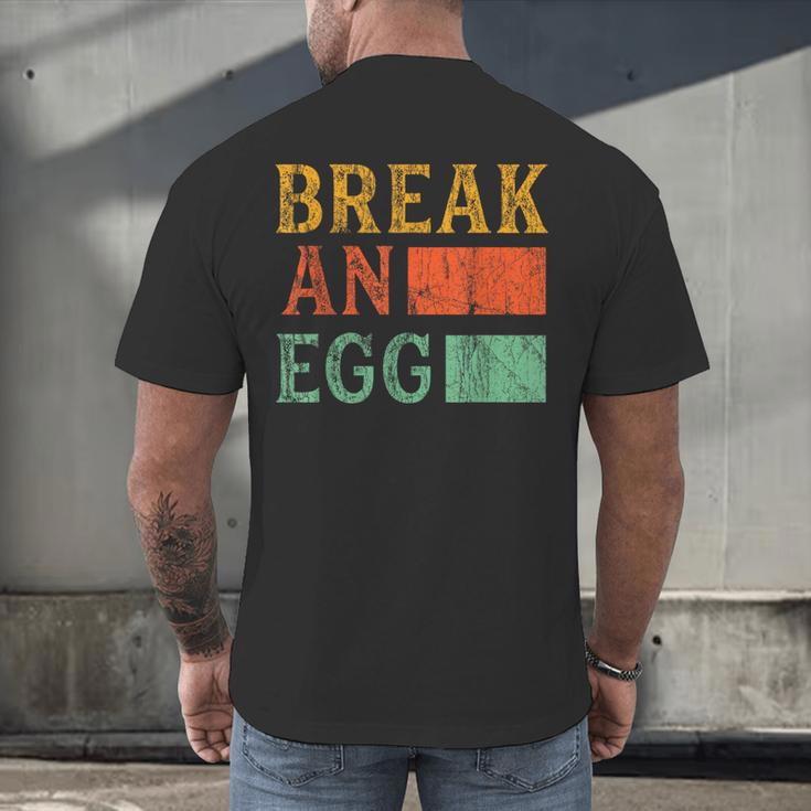 Culinary School Graduation Bake Cooking Chef Cook Men's Back Print T-Shirt