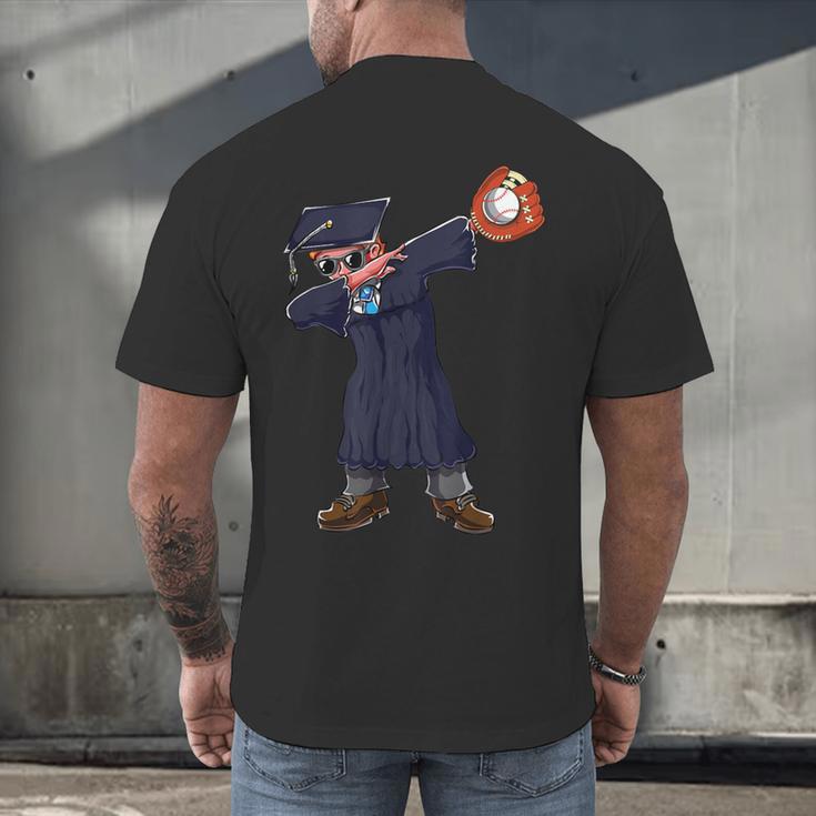 Cute Dabbing Kid Elementary School Graduation Baseball Men's Back Print T-Shirt