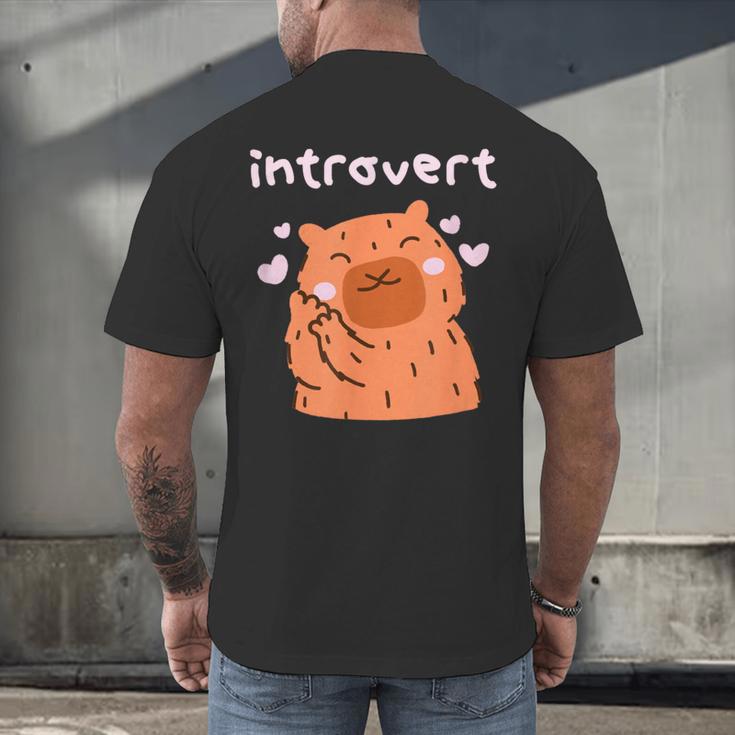 Cute Introvert Graphic Tee Men's Back Print T-Shirt Cute Introvert Graphic Tee Men's Back Print T-Shirt