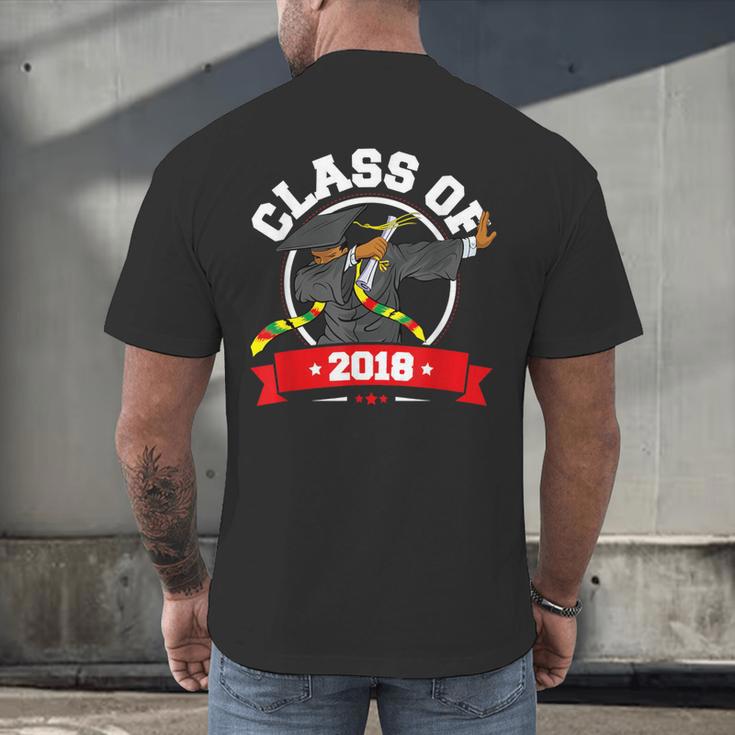 Dabbing Graduation Class Of 2018 TShirt History Month Men's Back Print T-Shirt
