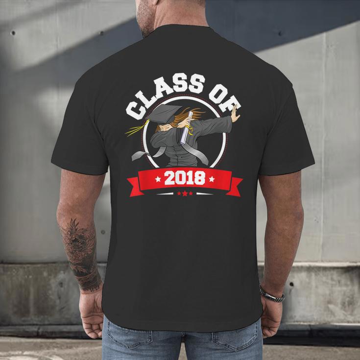 Dabbing Graduation Class Of 2018 Women Men's Back Print T-Shirt