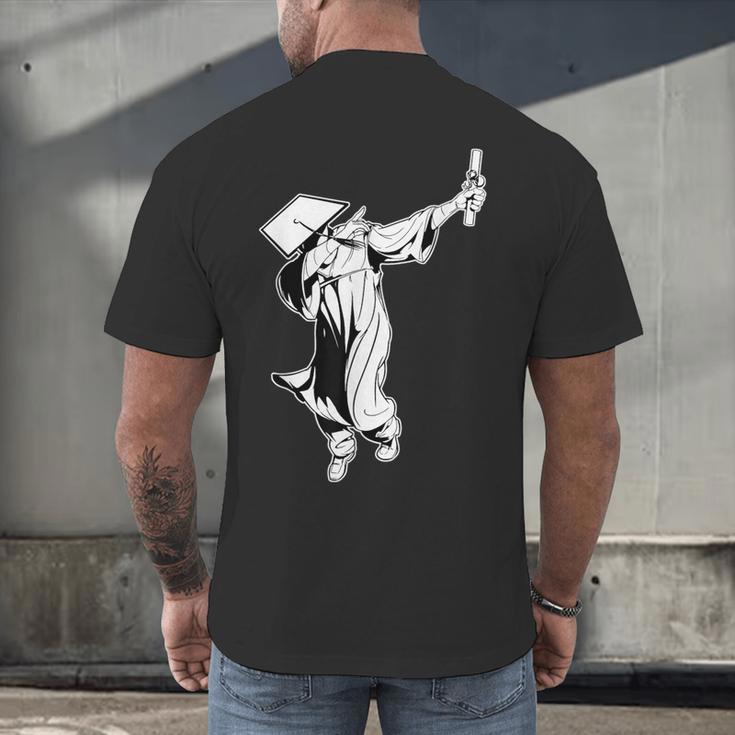 Dabbing Graduation Class Of 2025 Men Graduation Men's Back Print T-Shirt