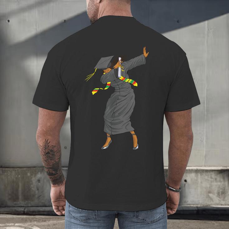 Dabbing Graduation Class Of 2025 Women History Month Men's Back Print T-Shirt