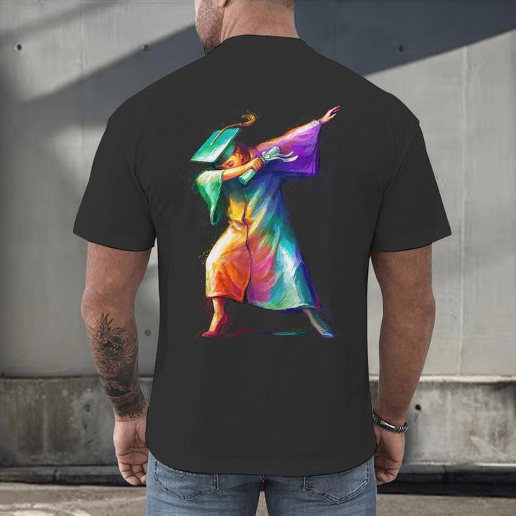 Dabbing Graduation Women Men's Back Print T-Shirt