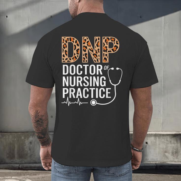 DNP Doctor Of Nursing Practice Medical School Graduation Men's Back Print T-Shirt