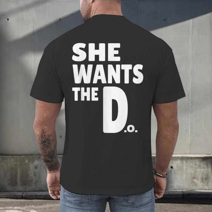 Doctor Of Osteopathic Medicine Graduation Men's Back Print T-Shirt