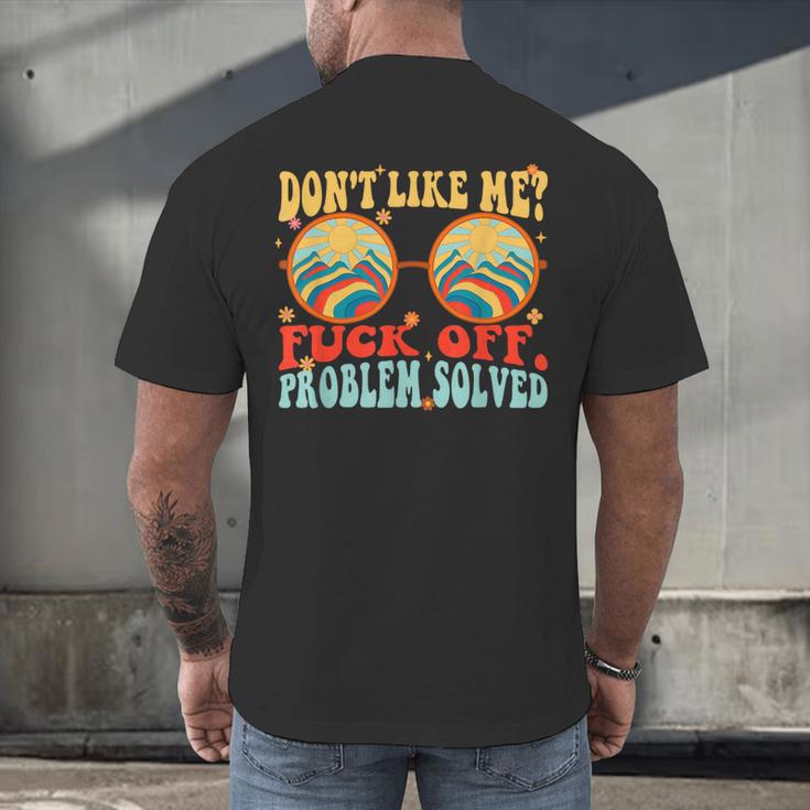 Don't Like Me Antisocial Introvert & Anti Social Men's Back Print T-Shirt Don't Like Me Antisocial Introvert & Anti Social Men's Back Print T-Shirt