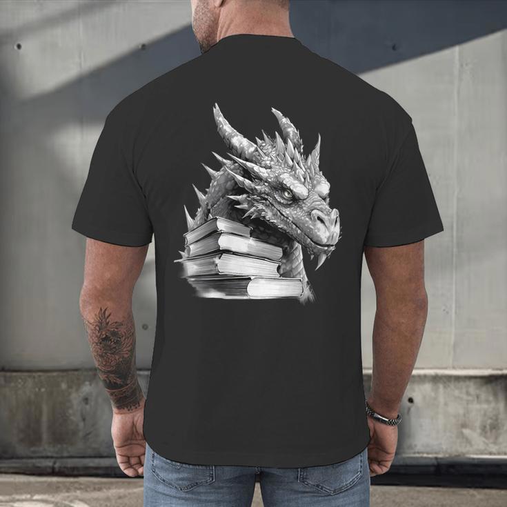Dragon Book Men's Back Print T-Shirt