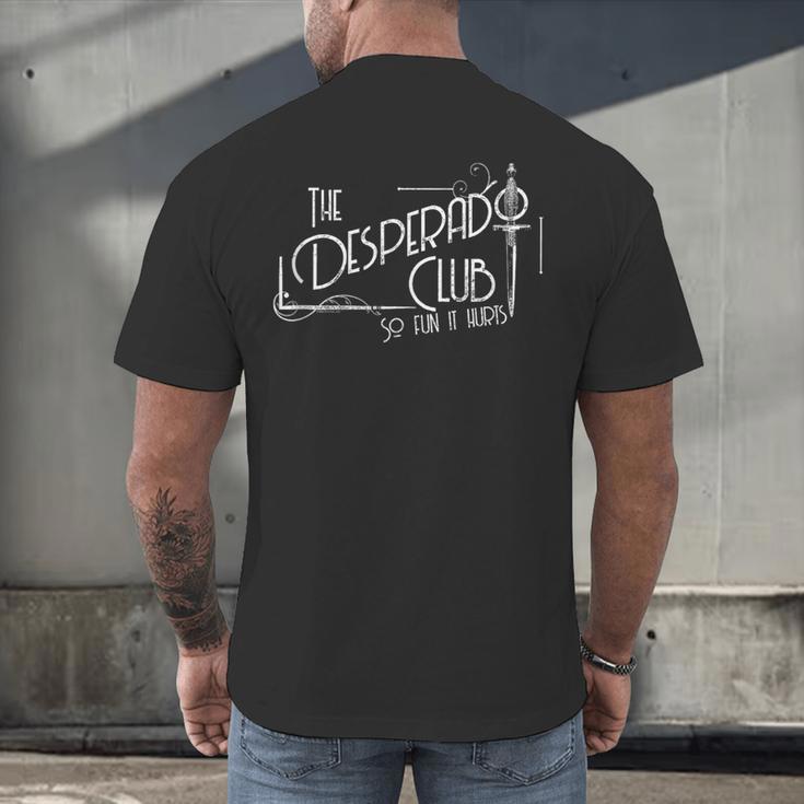 Dungeon Crawler Carl The Desperado Club Sign Sci-Fi Book Men's Back Print T-Shirt Dungeon Crawler Carl The Desperado Club Sign Sci-Fi Book Men's Back Print T-Shirt