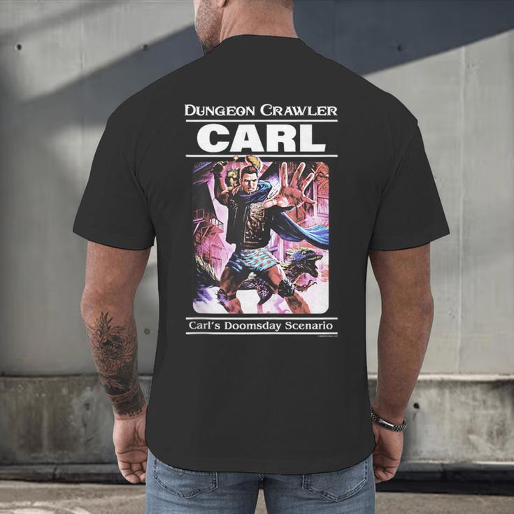 Dungeon Crawler Carl Vintage Paperback Illustration Book Men's Back Print T-Shirt