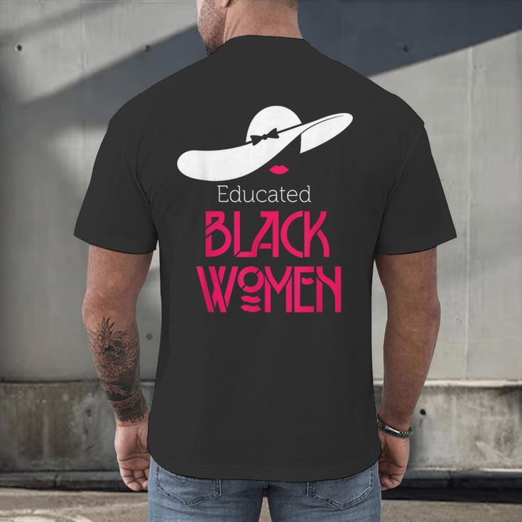 Educated Women Graduation Shirt Men's Back Print T-Shirt