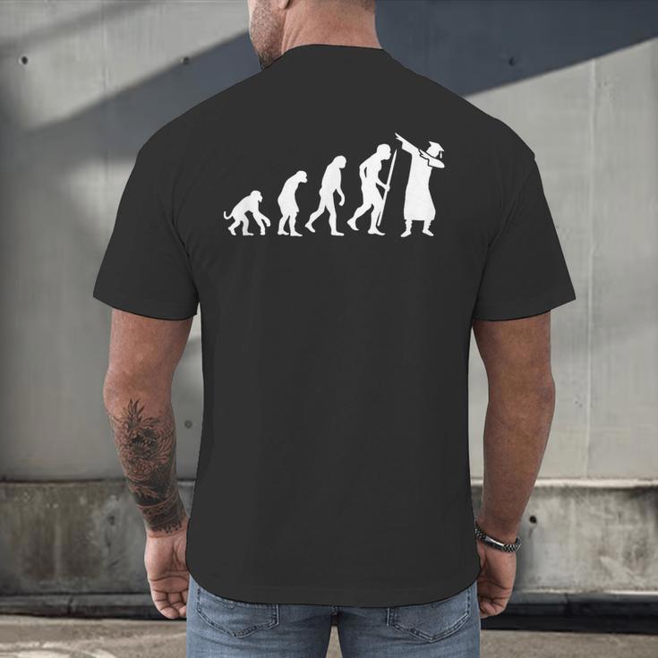 Evolution Of Dab Dabbing Dabbin' Graduation School T-Shirt Men's Back Print T-Shirt