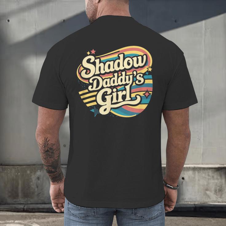 Fantasy Romantasy Book Retro Vintage Shadow Daddy Girl Men's Back Print T-Shirt Fantasy Romantasy Book Retro Vintage Shadow Daddy Girl Men's Back Print T-Shirt