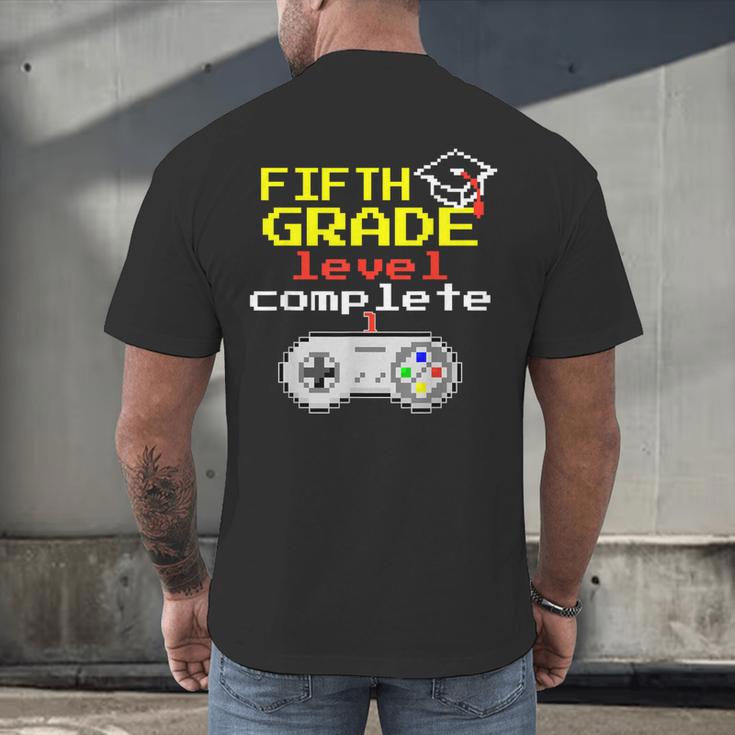 Fifth Grade Graduation Video Game Shirt Men's Back Print T-Shirt
