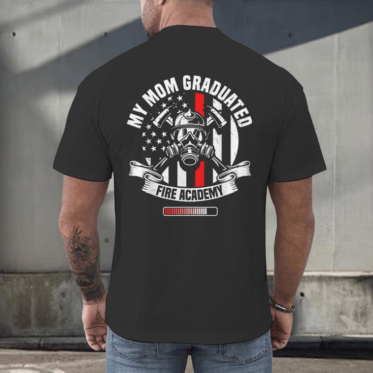 Fire Academy Graduate Firefighter Graduation Men's Back Print T-Shirt