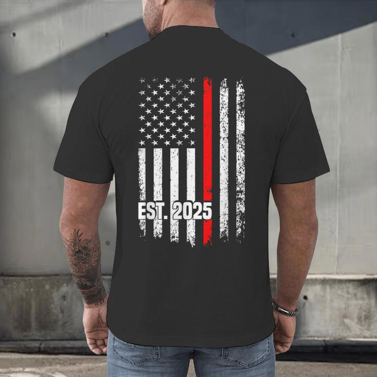 Fire Academy Survivor Firemen Fire School Graduation Men's Back Print T-Shirt