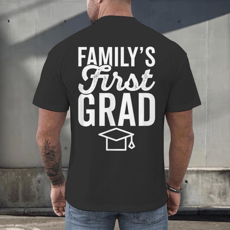 First In Family To Graduate College 2018 Graduation Men's Back Print T-Shirt