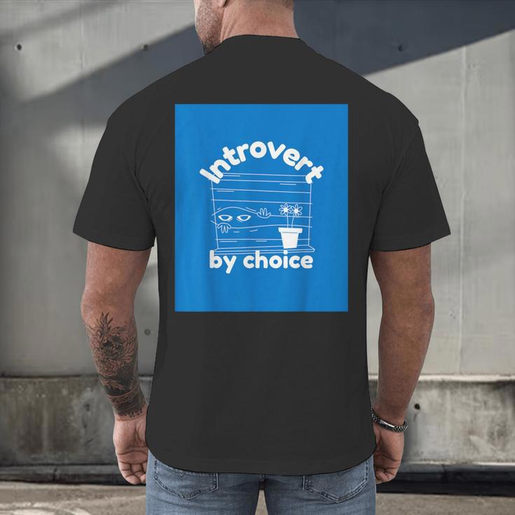 Fun For Introverts Men's Back Print T-Shirt Fun For Introverts Men's Back Print T-Shirt