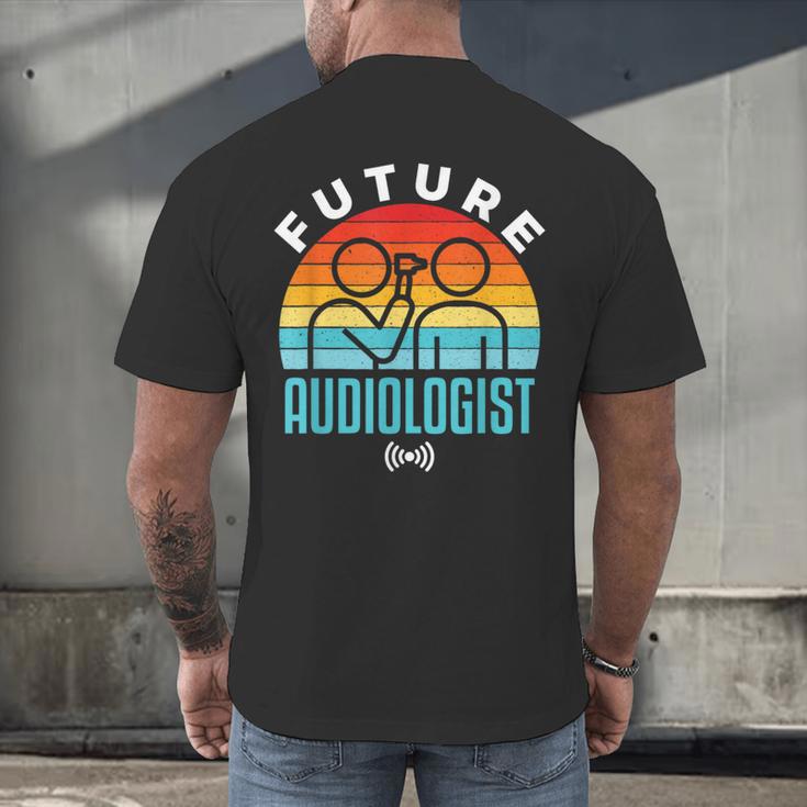 Future Audiologist Cool Audiology Student Graduation Men's Back Print T-Shirt