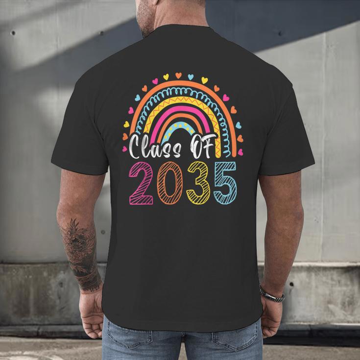 Future Class Of 2035 Preschool Graduation Pre-K Graduate Men's Back Print T-Shirt
