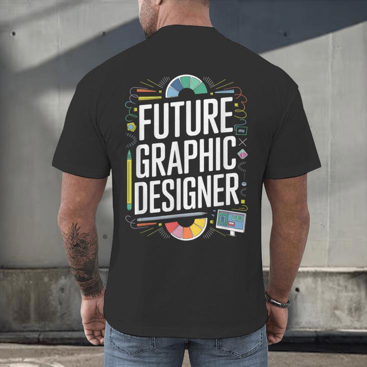 Future Graphic Er Graduation School Toddler Women Men Men's Back Print T-Shirt