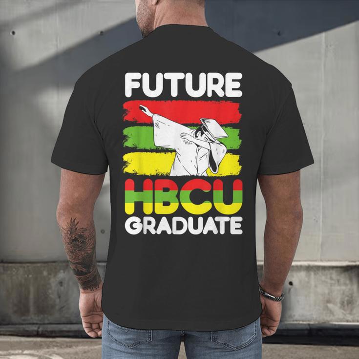 Future HBCU African American Gradute Graduation Men's Back Print T-Shirt