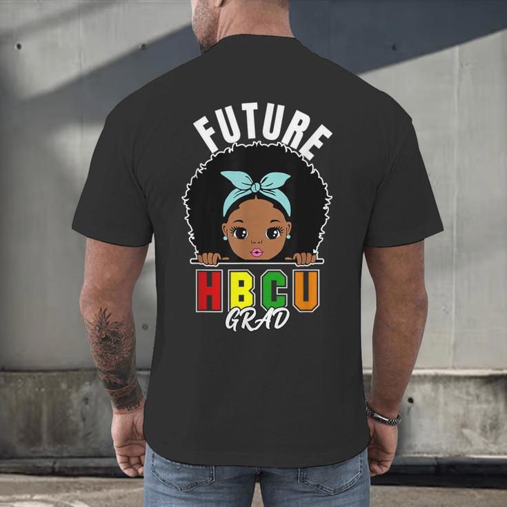 Future HBCU Grad Girl Graduation Historically College Men's Back Print T-Shirt
