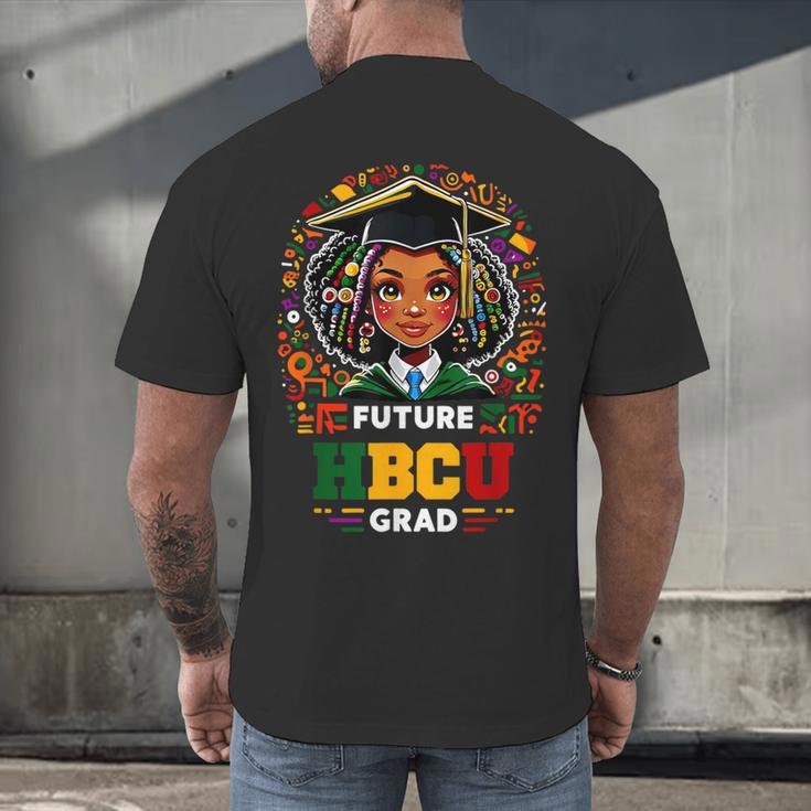 Future HBCU Grad Graduation Students Girl Kids Men's Back Print T-Shirt