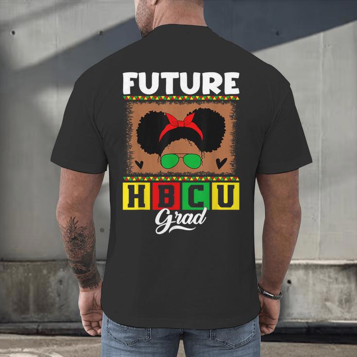 Future HBCU Grad HBCU Tomorrow Girl Graduation Kids Men's Back Print T-Shirt