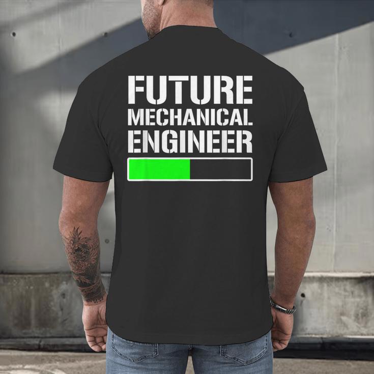 Future Mechanical Engineer Cool Graduation Men's Back Print T-Shirt