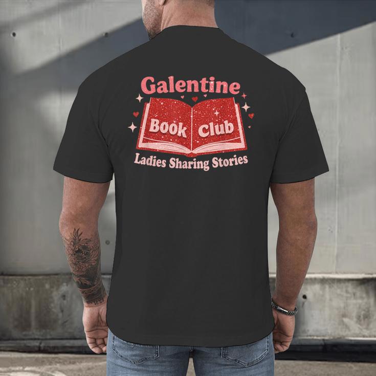 Galentine Book Club Men's Back Print T-Shirt Galentine Book Club Men's Back Print T-Shirt