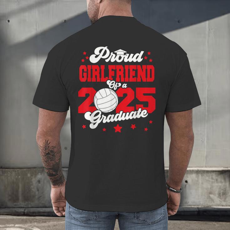 Girlfriend Of a 2025 Graduate Prom Graduation 25 VolleyBall Men's Back Print T-Shirt
