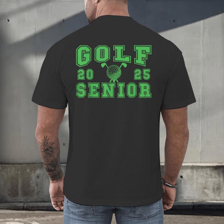 Golf Senior Night Golf Senior 2025 Graduation 32 Men's Back Print T-Shirt