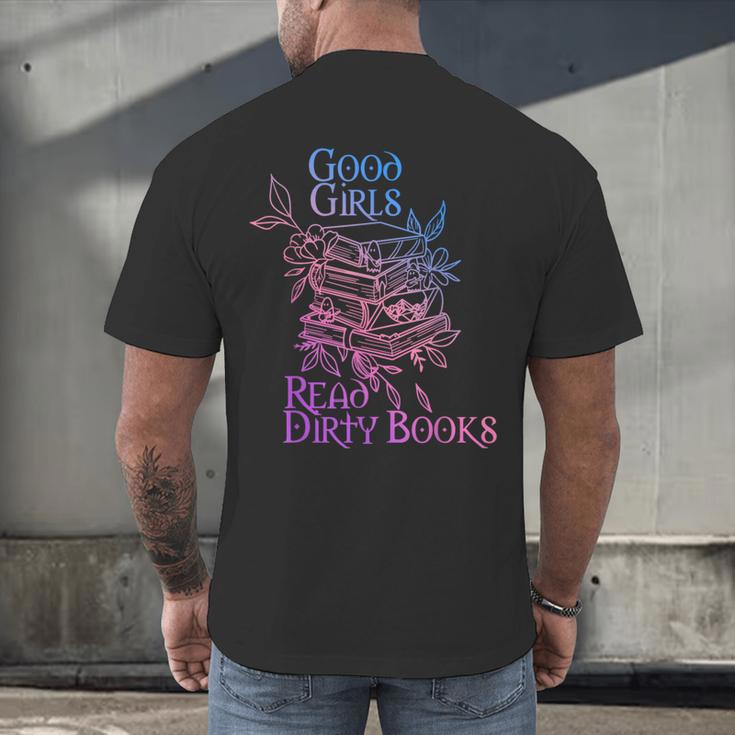 Good Girls Read Dirty Books Apparel Men's Back Print T-Shirt