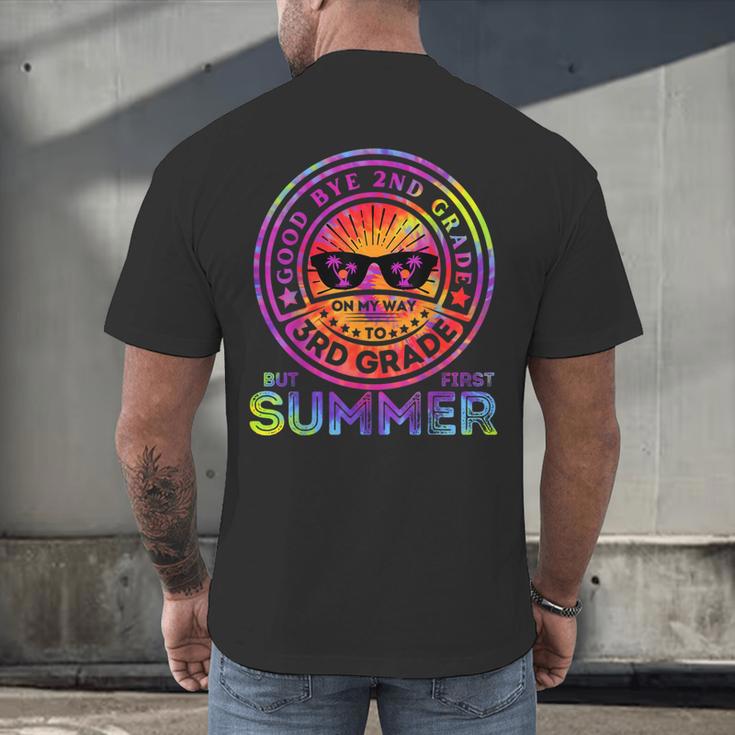 Goodbye 2nd Grade Graduation To 3rd Grade First Summer Kids Men's Back Print T-Shirt