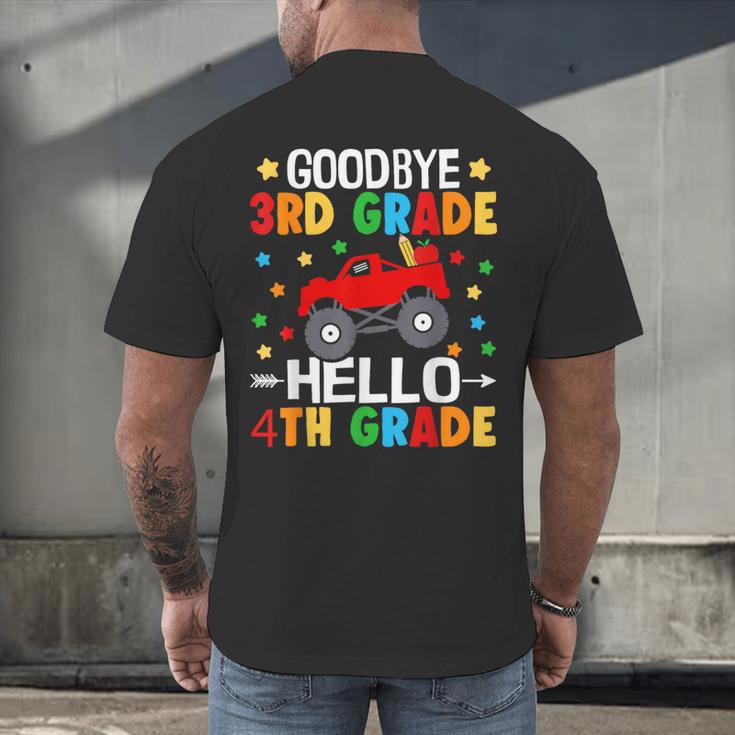 Goodbye 3rd Grade Hello 4th Grade Graduation 2024 Men's Back Print T-Shirt