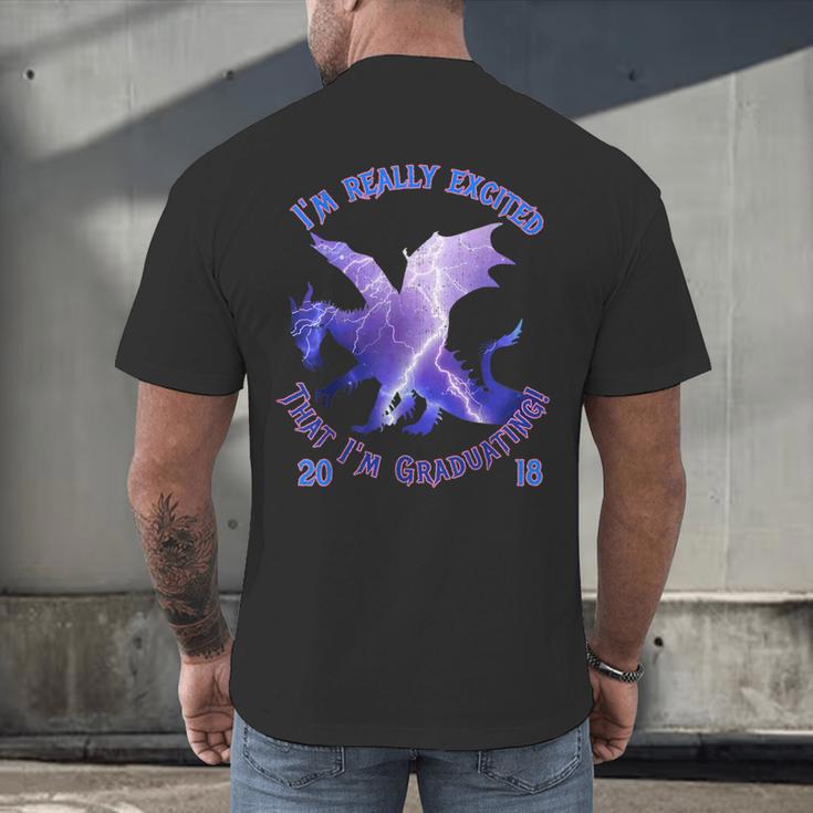 Graduation 2018 Tee-Shirt Men's Back Print T-Shirt
