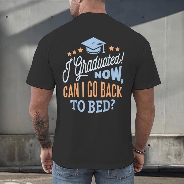 GRADUATION CLASS 2019 Now Back To Bed Senior Graduate Men's Back Print T-Shirt