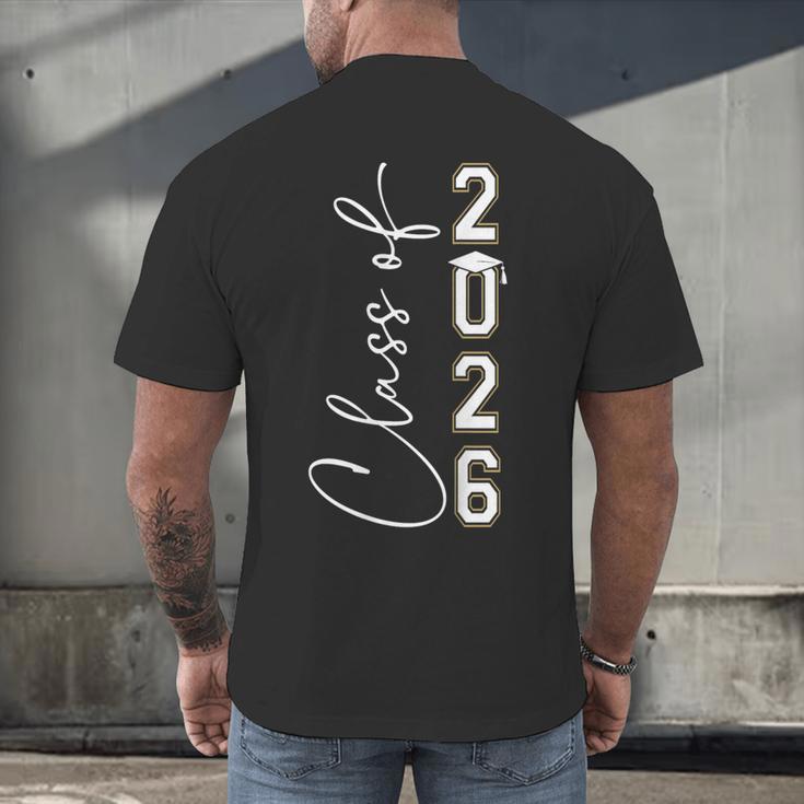 Graduation Class Of 2026 Men's Back Print T-Shirt