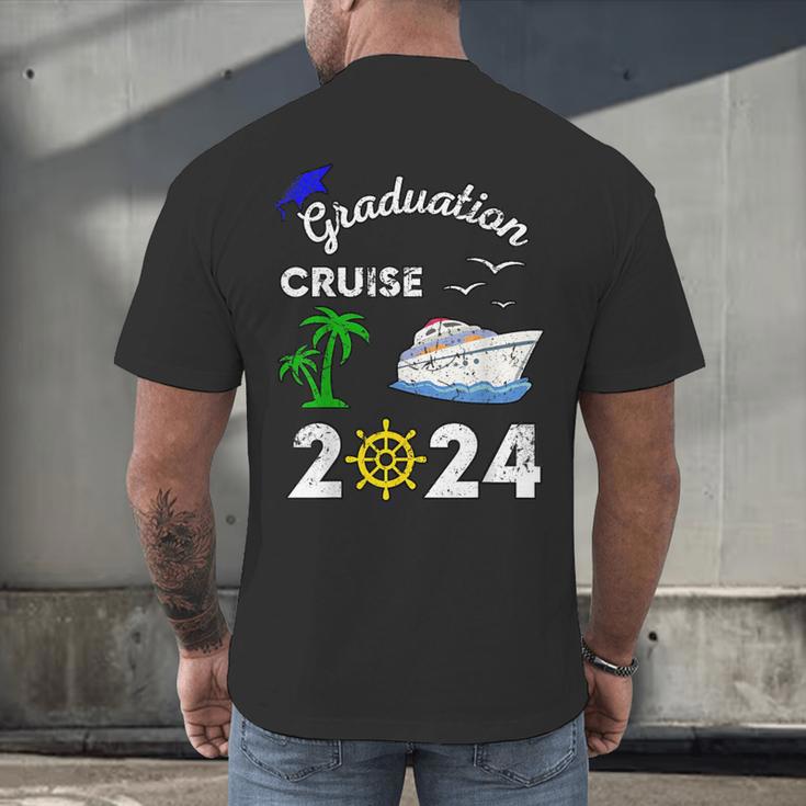 Graduation Cruise 2024 Ship Boat Vacation Summer Vacation Men Women Kids Men's Back Print T-Shirt