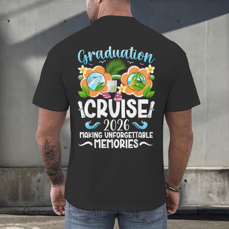 Graduation Cruise 2026 Making Memories Graduate Cruising Men's Back Print T-Shirt