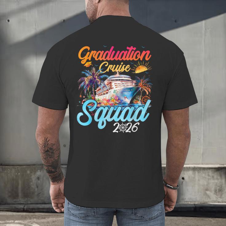 Graduation Cruise Squad 2026 Cruising Graduation Men's Back Print T-Shirt